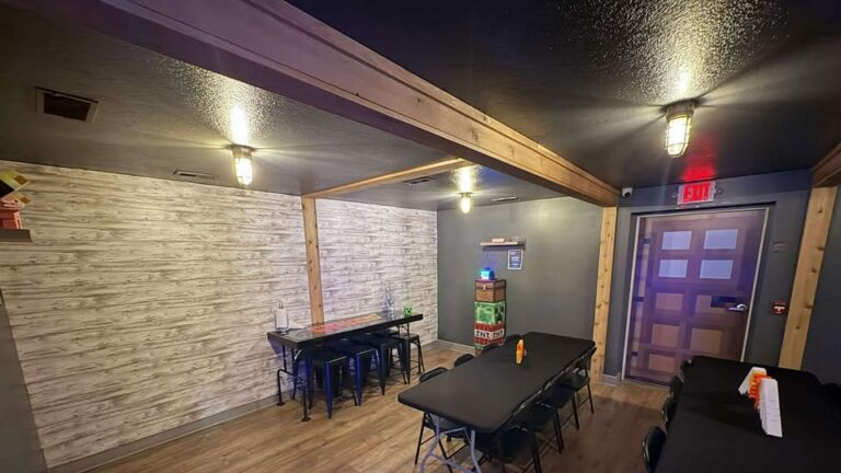 The "Minecraft Room" seats around 30.